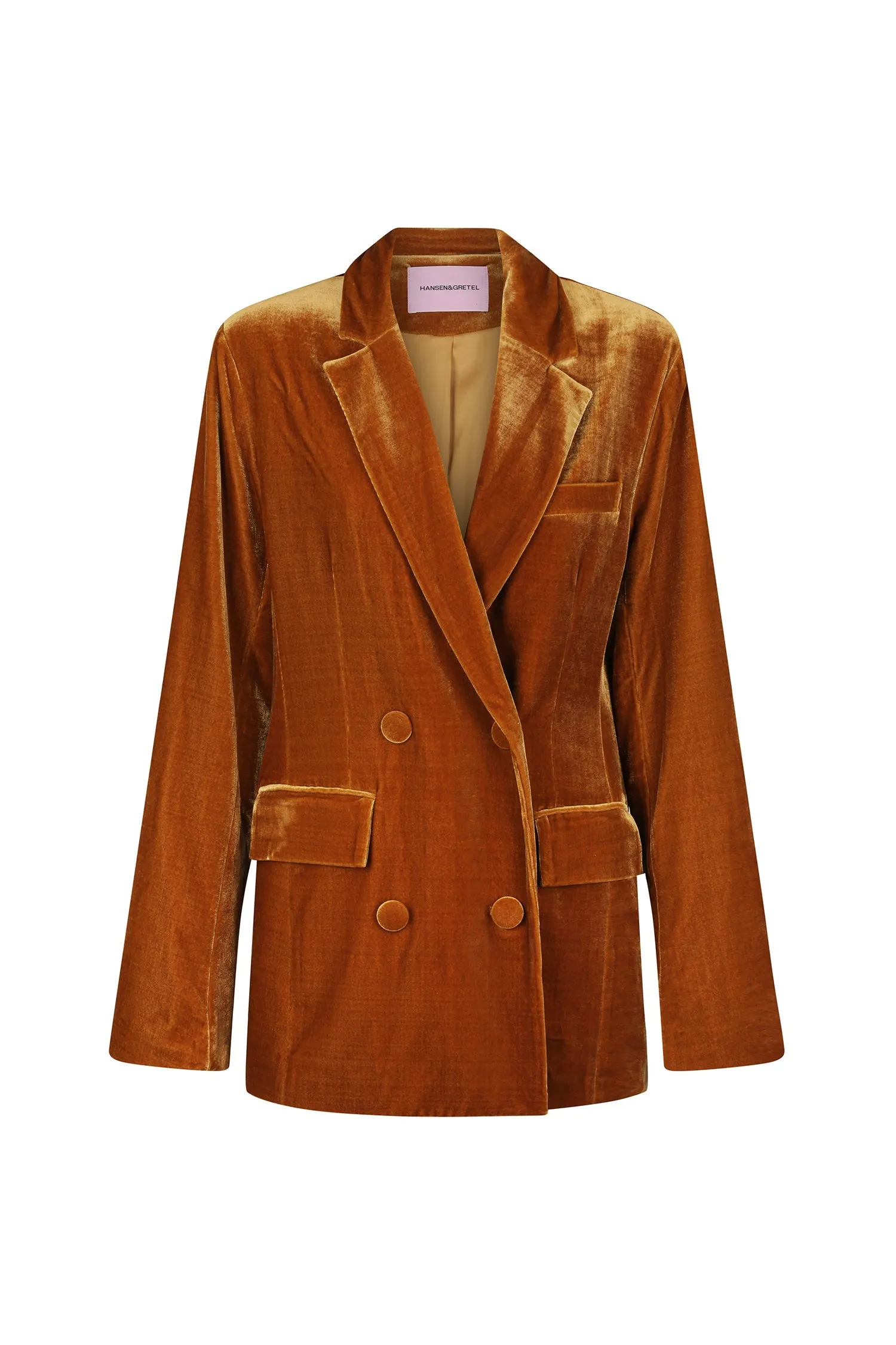 Alistair Velvet Jacket Honey