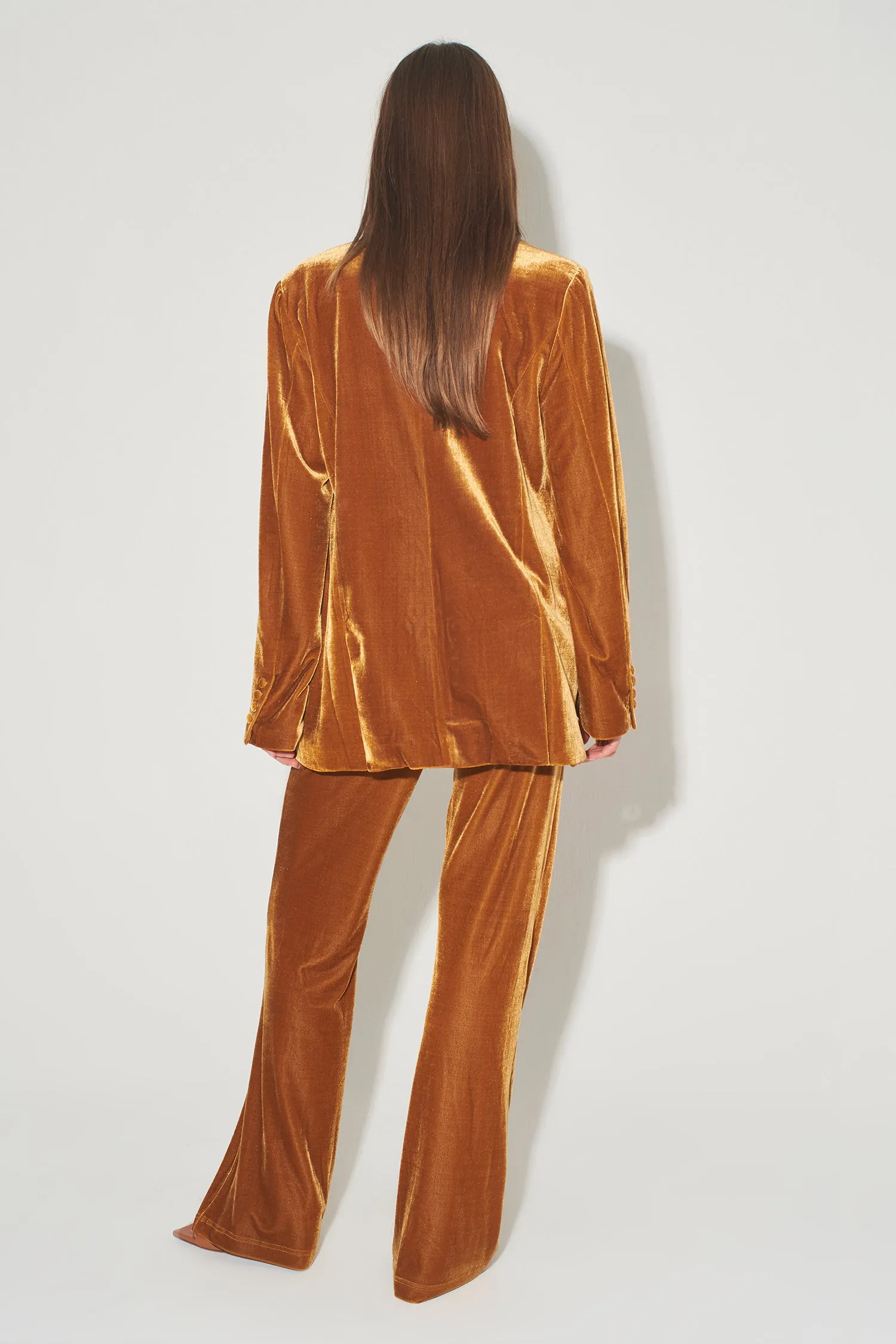 Alistair Velvet Jacket Honey