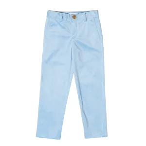 Bradford Trousers in Bay Tree Blue Velvet
