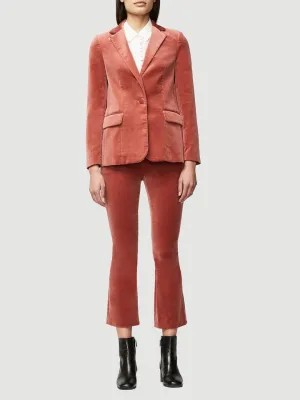 Classic Velvet Blazer--SPICE