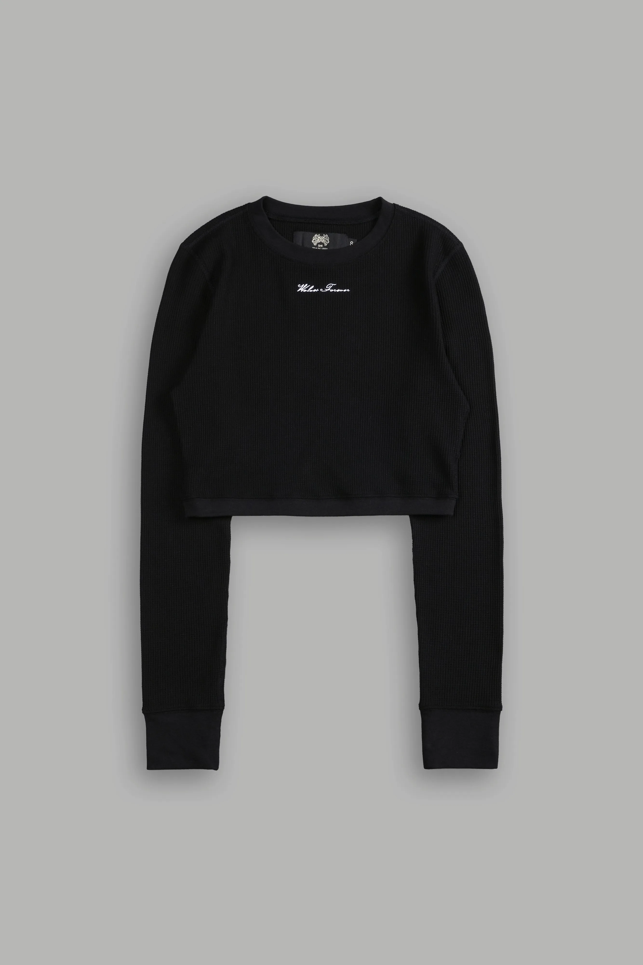 Conquer Cropped Thermal LS in Black