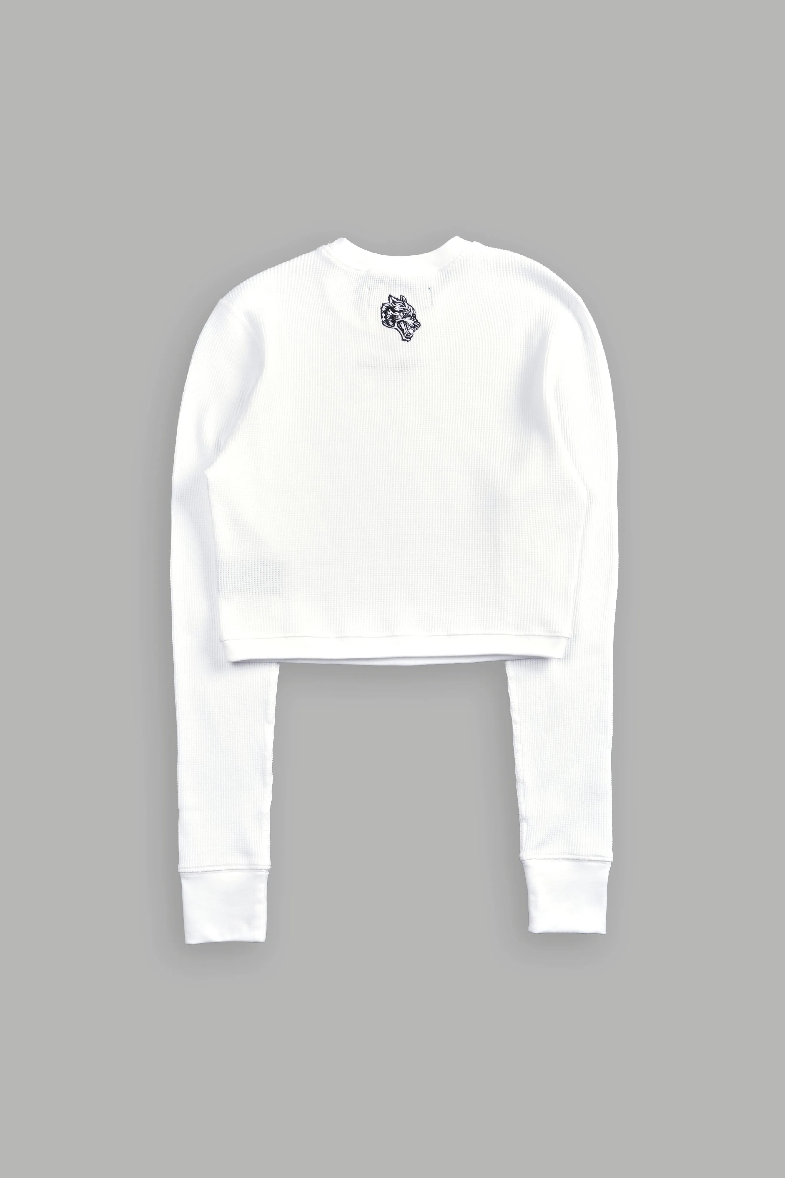 Conquer Cropped Thermal LS in White
