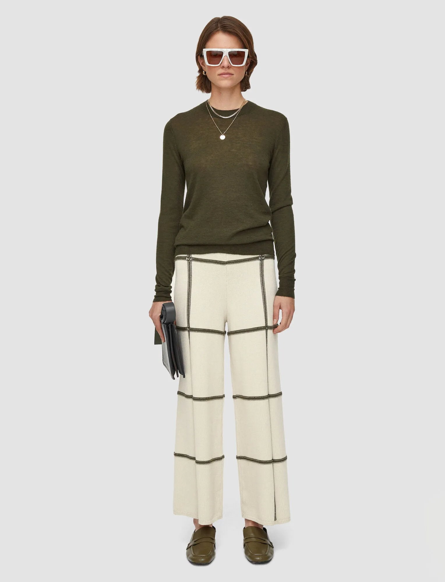 Cullotte Pants Grid Co