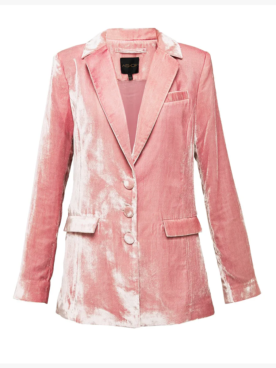 CURVE FIONA VELVET BOYFRIEND BLAZER