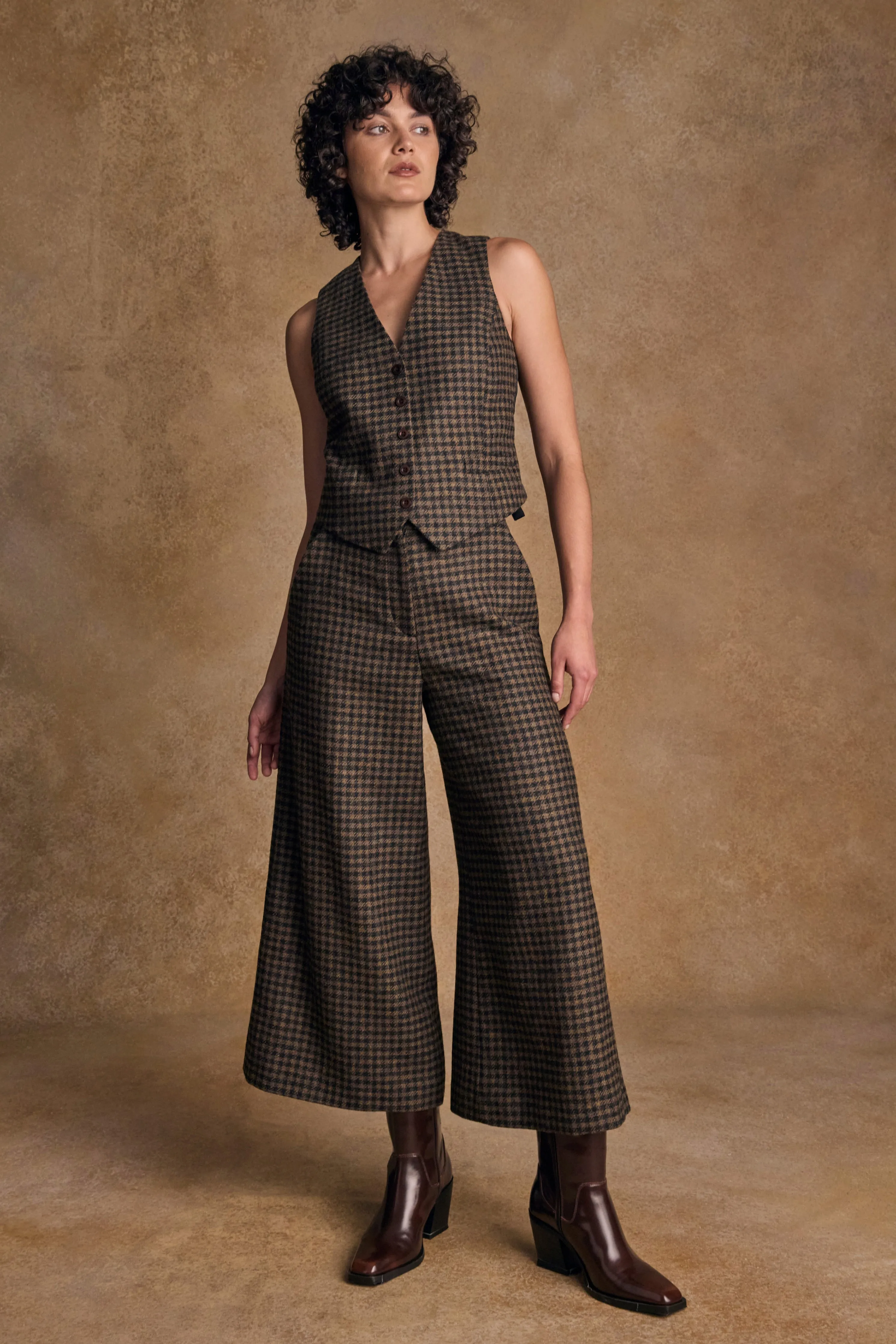 Enya Tweed Culottes - Earth Check