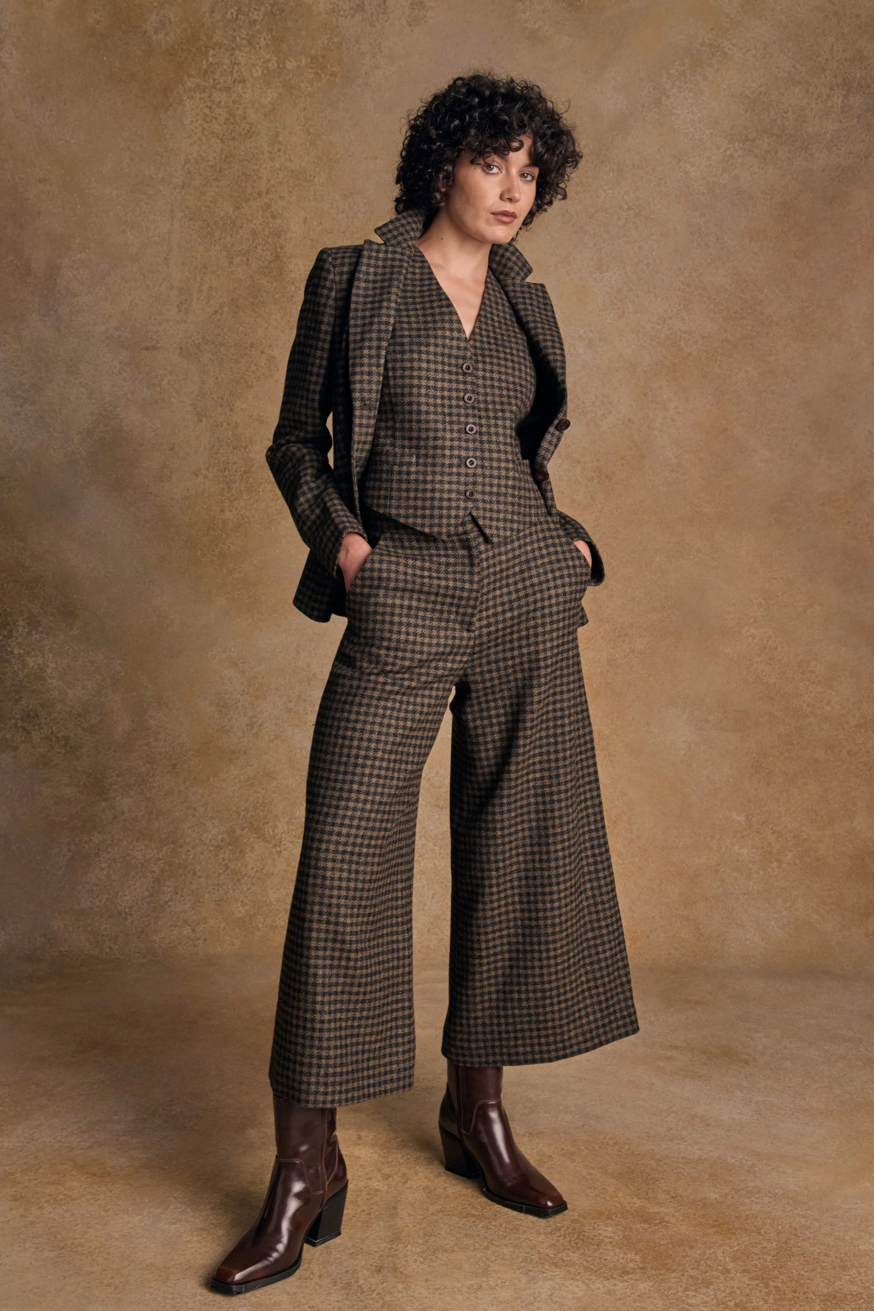 Enya Tweed Culottes - Earth Check