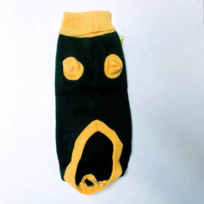 Green & Yellow Knitted Sweater