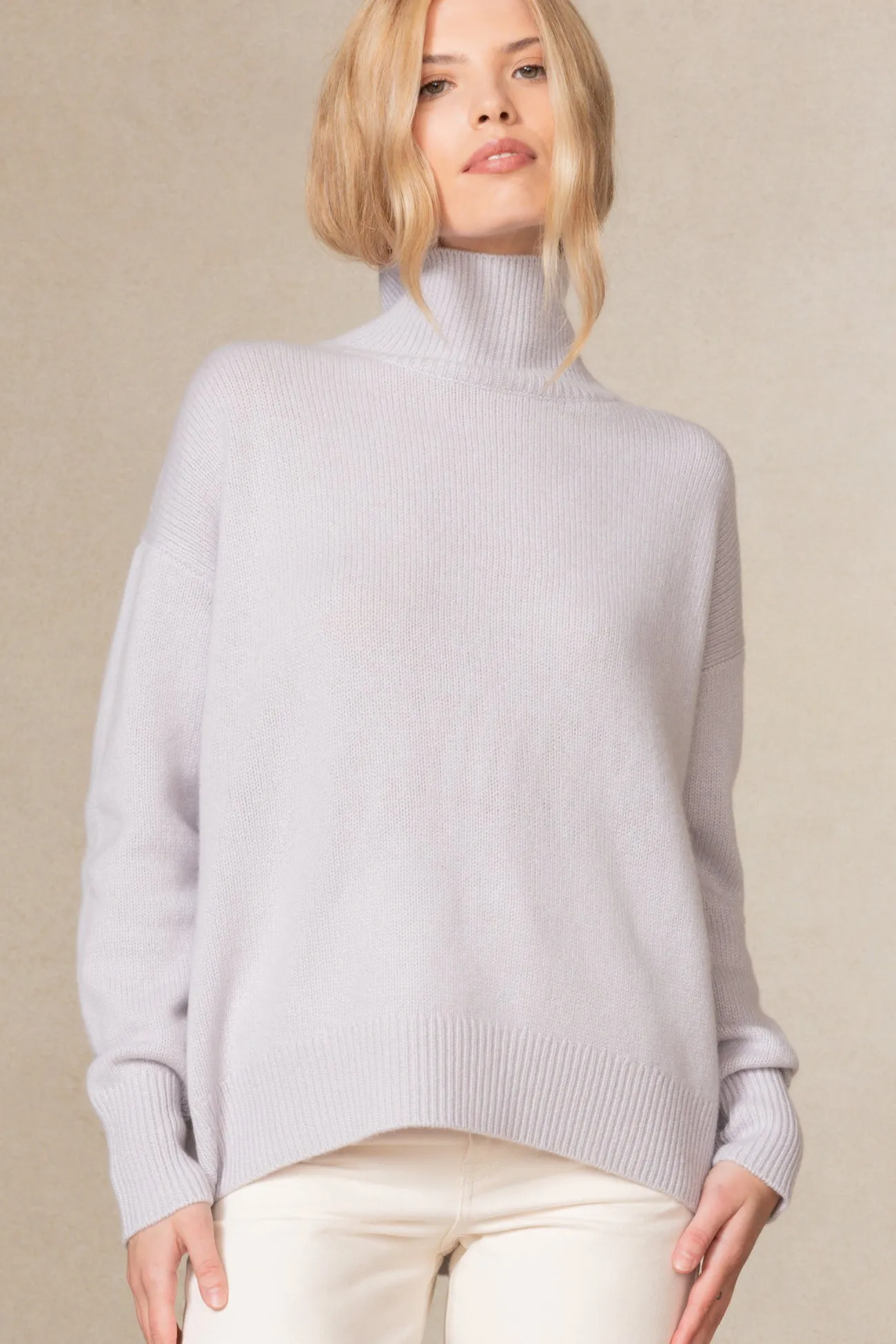JOSLYN TURTLENECK CASHMERE SWEATER