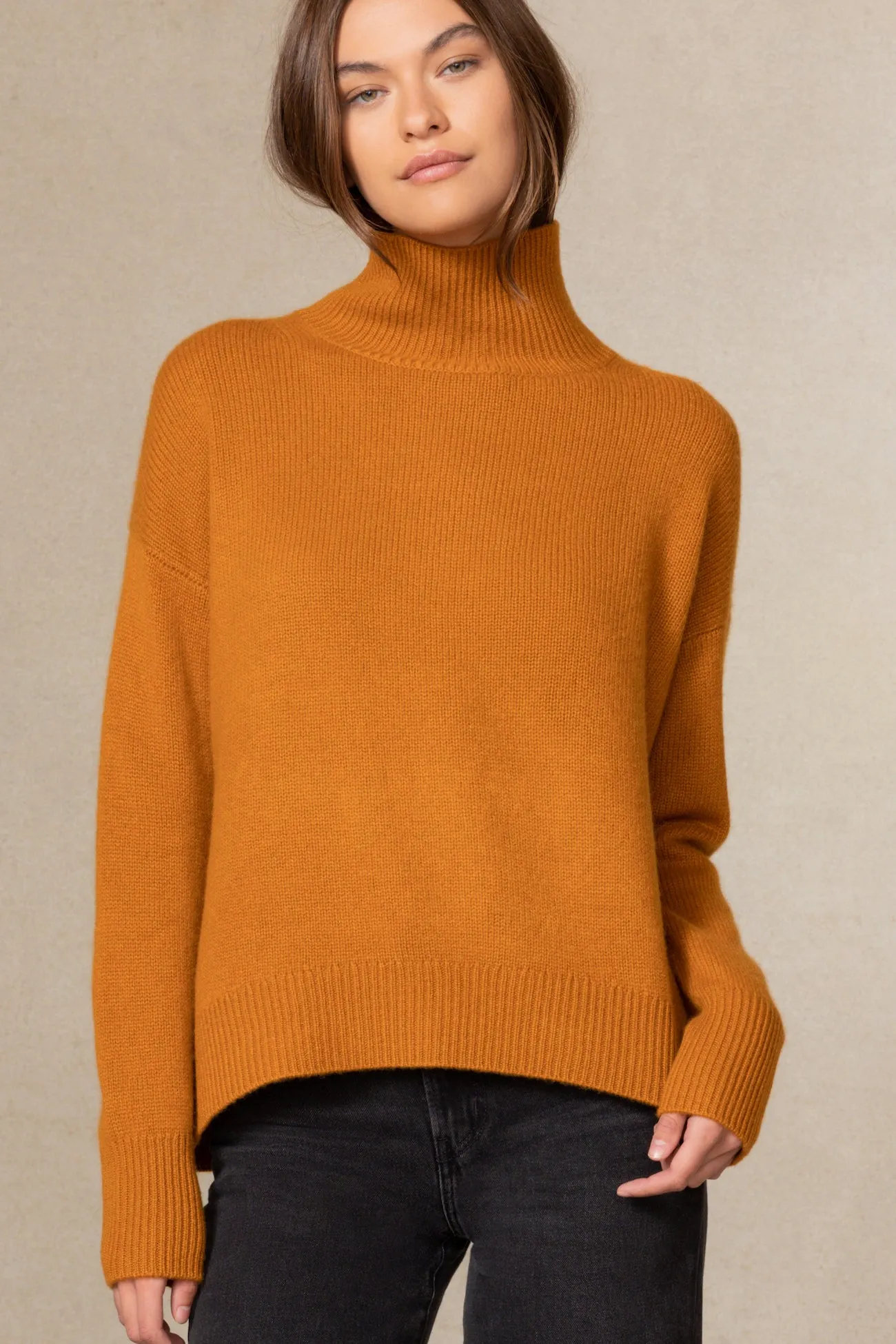 JOSLYN TURTLENECK CASHMERE SWEATER