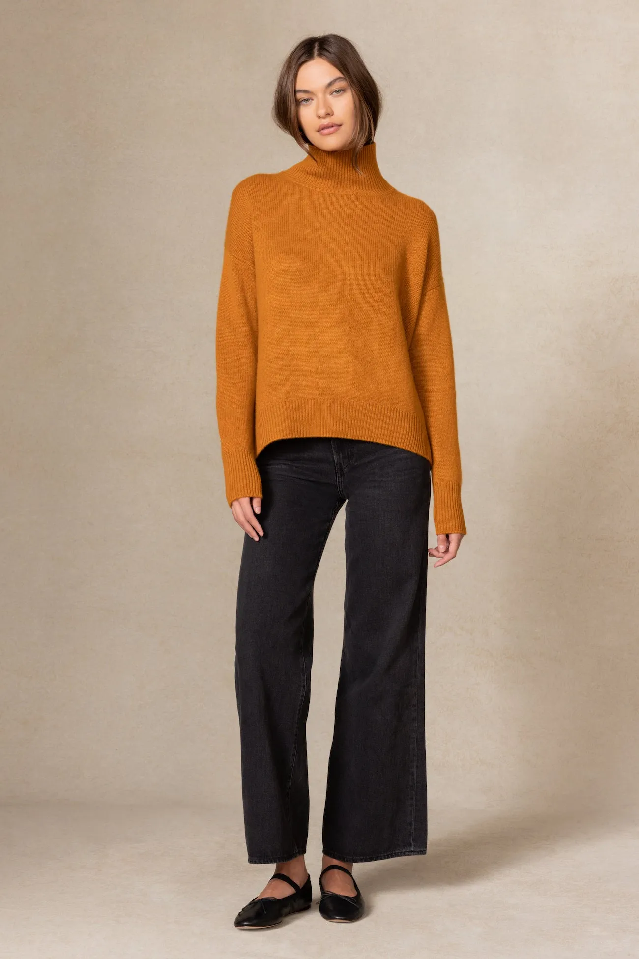 JOSLYN TURTLENECK CASHMERE SWEATER