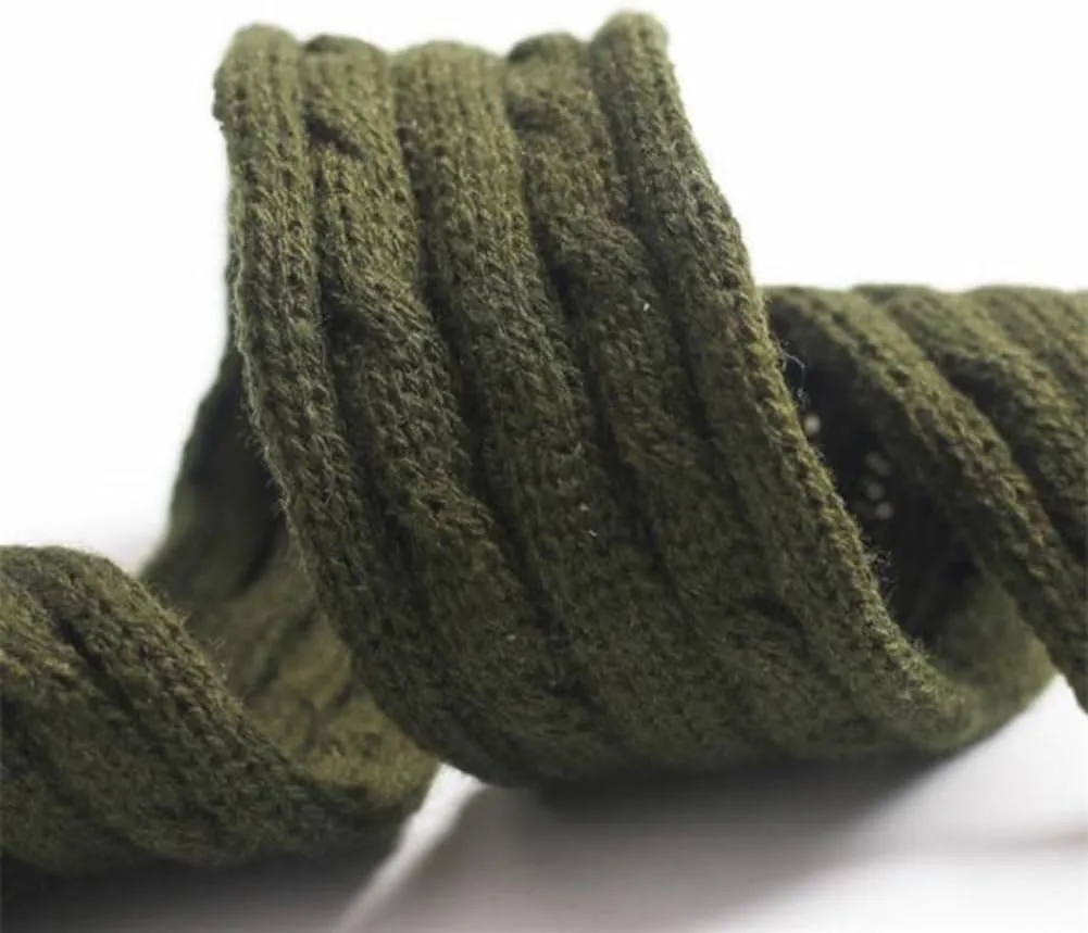 Knitted Belt Waistband Ribbon Replacement Wrap Tie Coat Strap