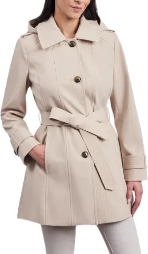 LONDON FOG Women's Single Breasted Trench Coat