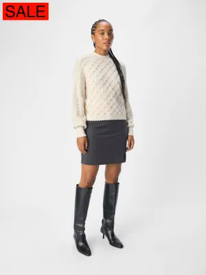 OBJSIDA KNIT L/S RE PULLOVER 134