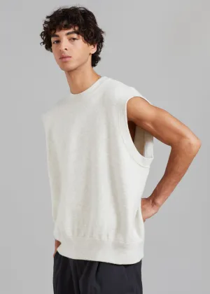 Owen Knit Vest - Grey Melange