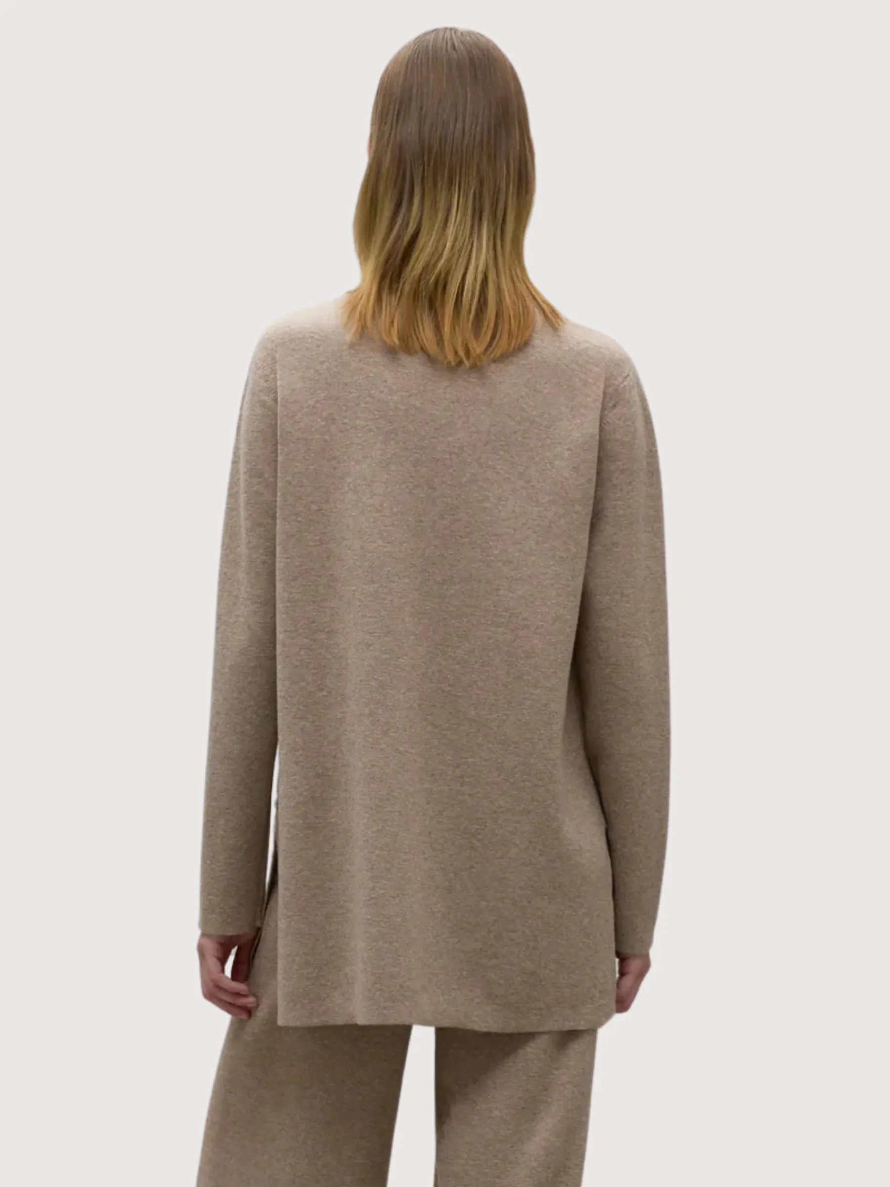 Palna Sand Woman Knitted Pullover | Ecoalf