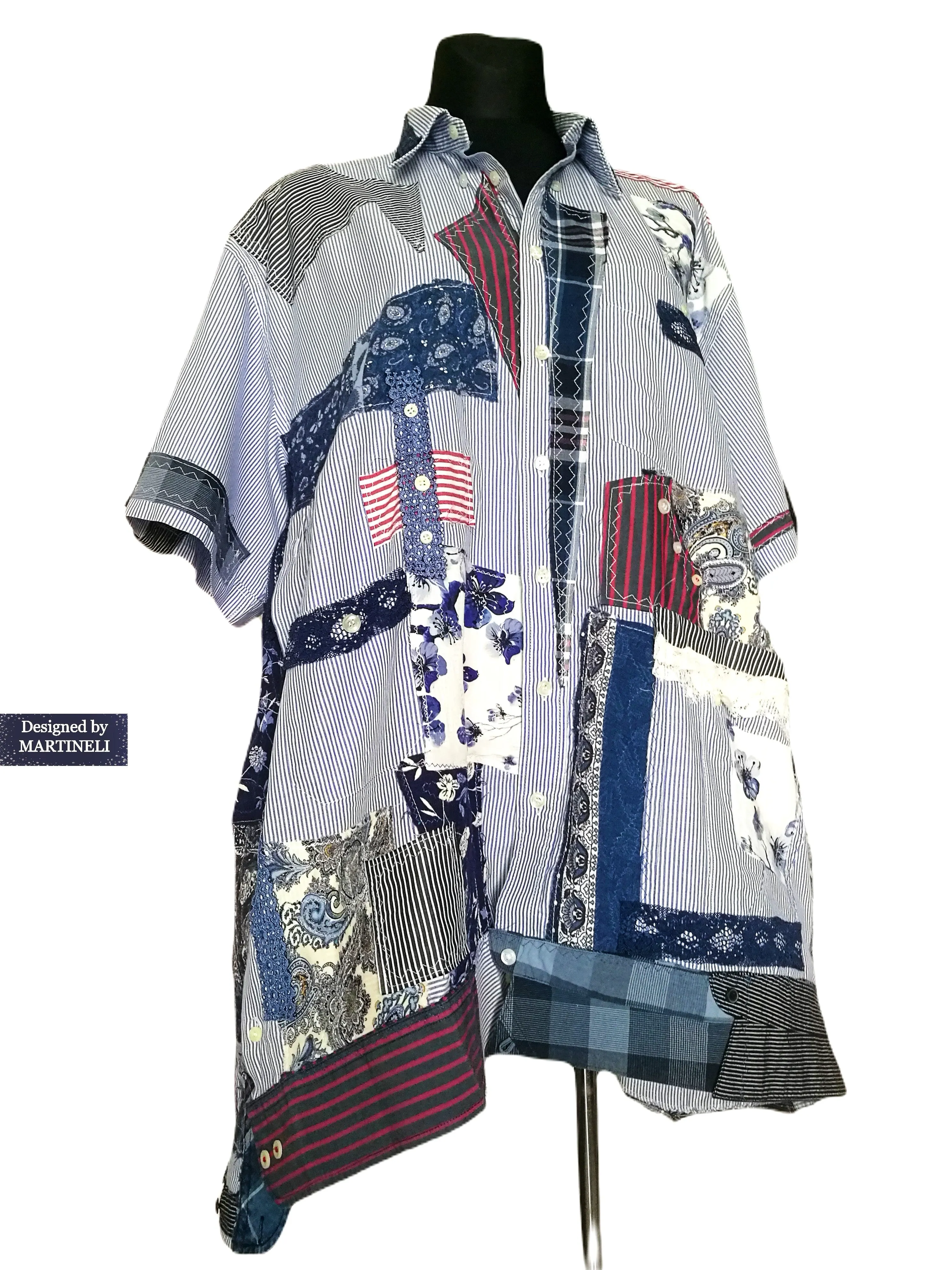 Plus Size Summer Shirt Dress 4XL Maxi Boho Jacket Dress