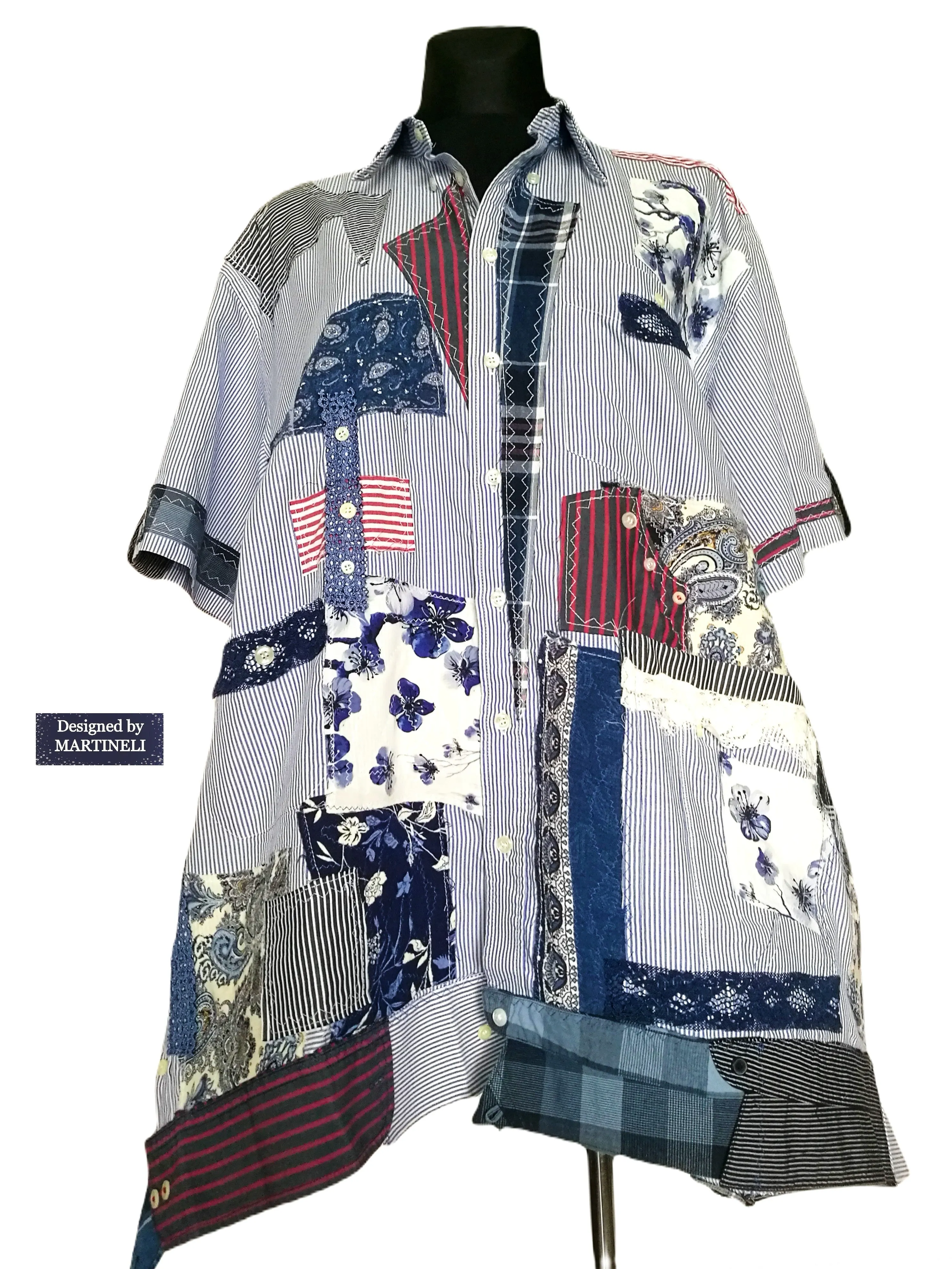 Plus Size Summer Shirt Dress 4XL Maxi Boho Jacket Dress