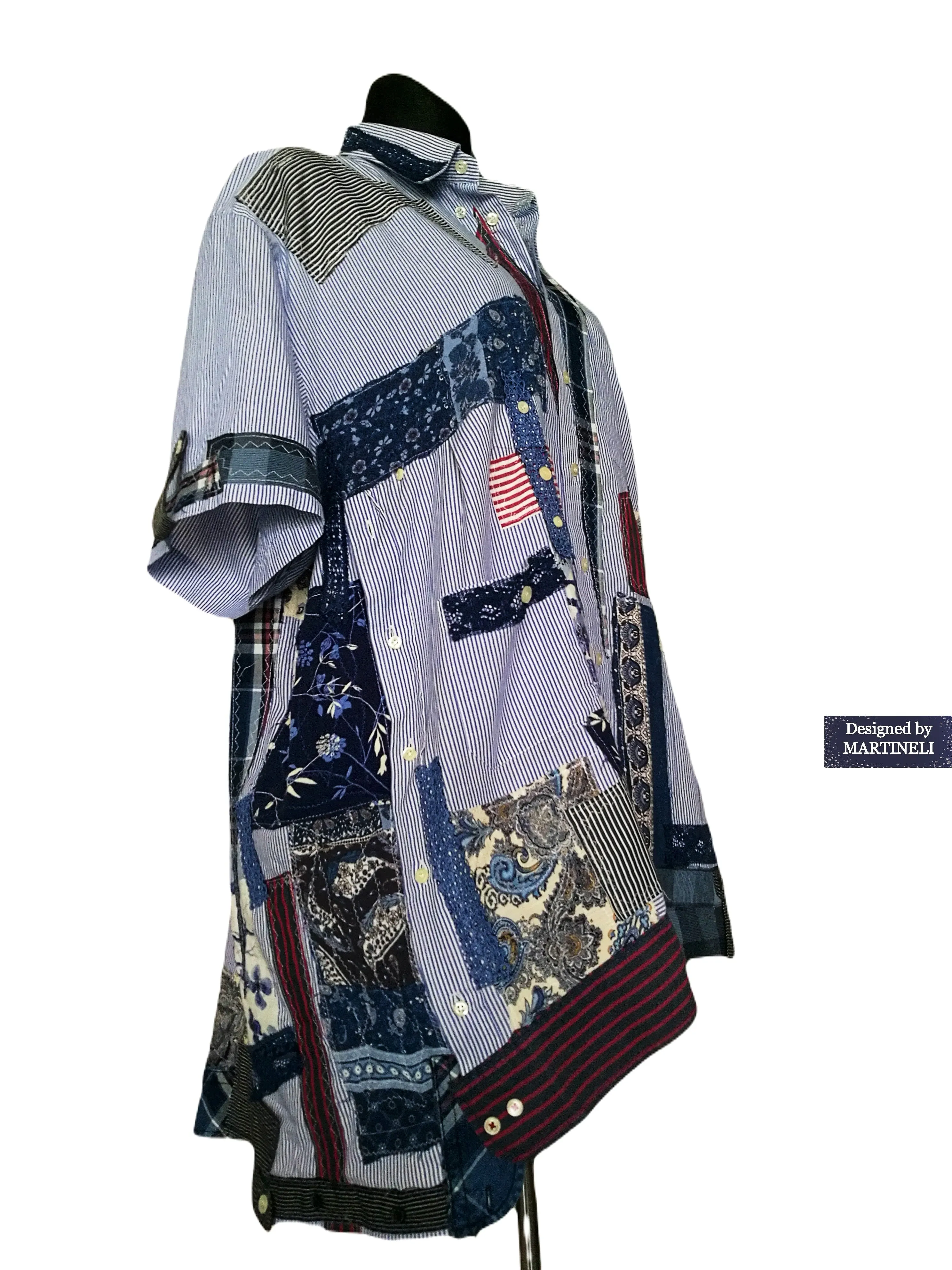 Plus Size Summer Shirt Dress 4XL Maxi Boho Jacket Dress