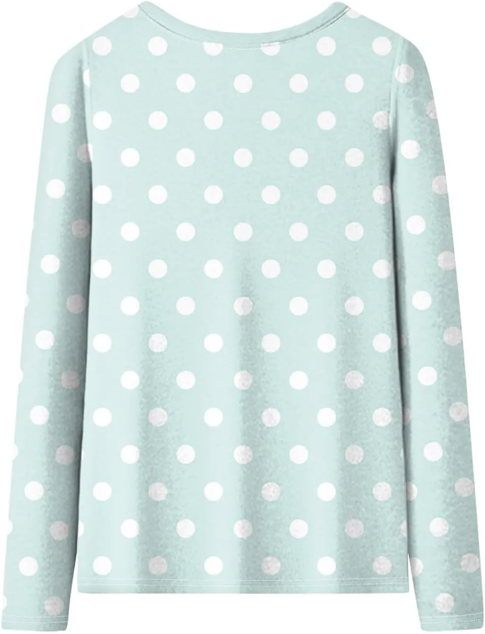 slqdgmryz Long Sleeve Thermal Shirt Women Fleece Lined Round Neck Cute Winter Tops Casual Warm Dressy Blouses Undershirts