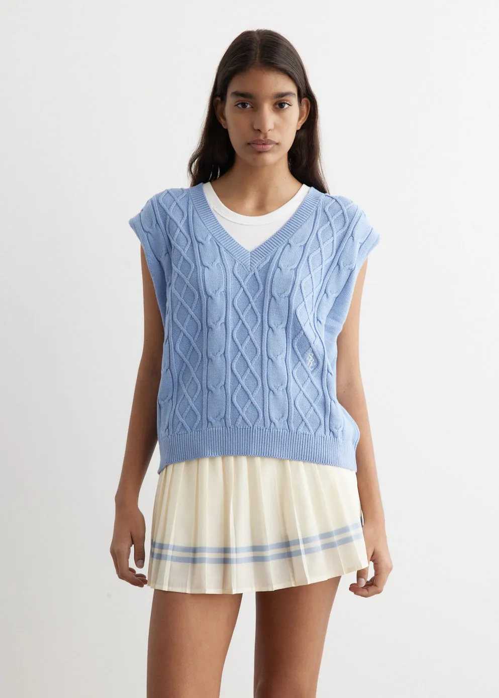 SRC Cable Knit Vest