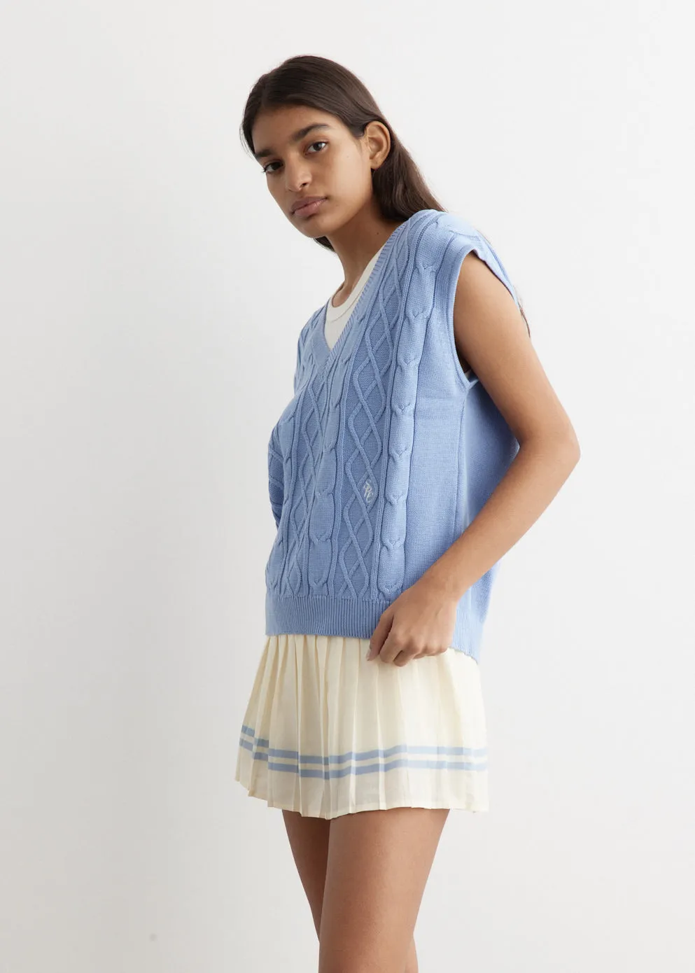 SRC Cable Knit Vest