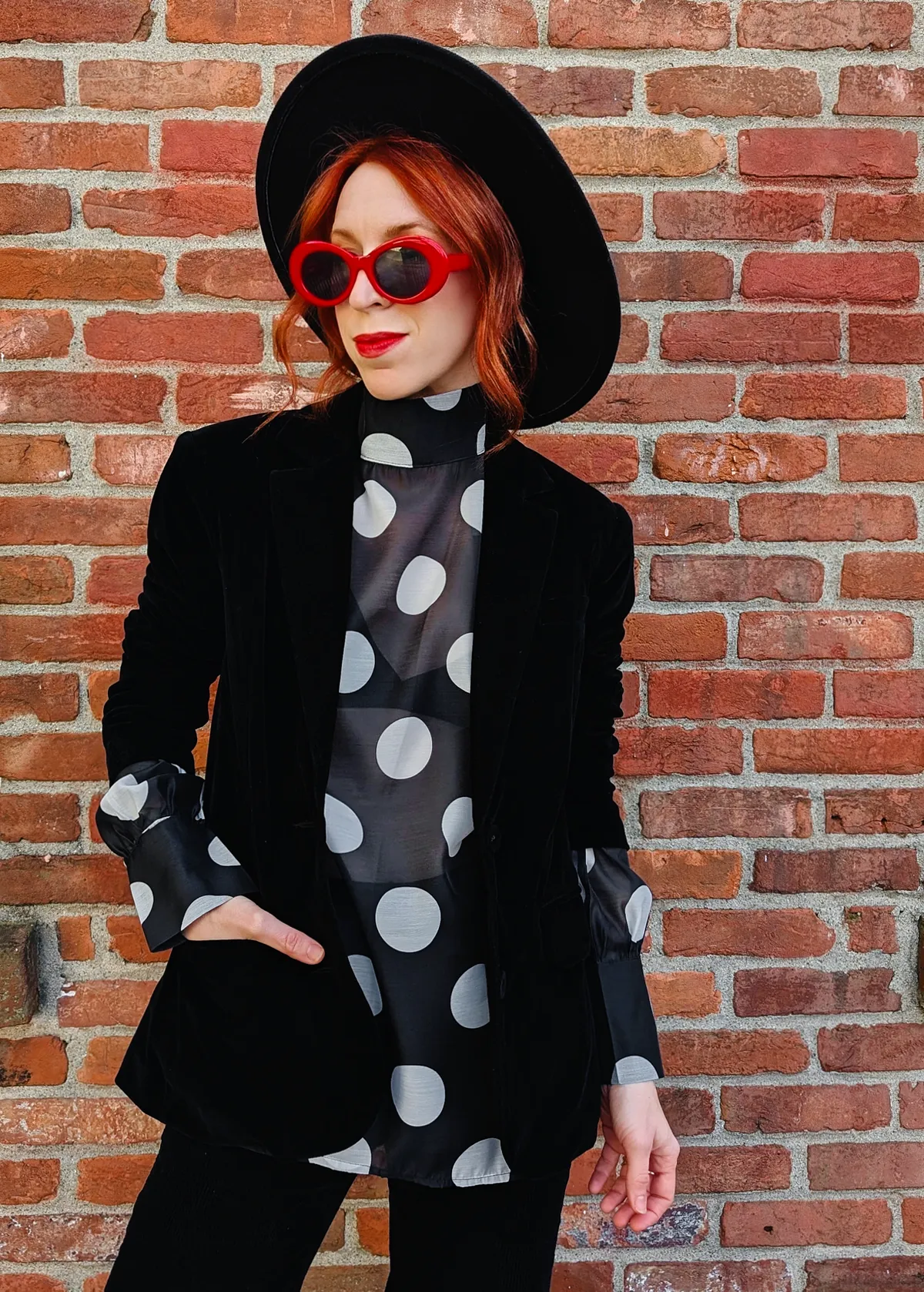 The Classic Black Velvet Blazer