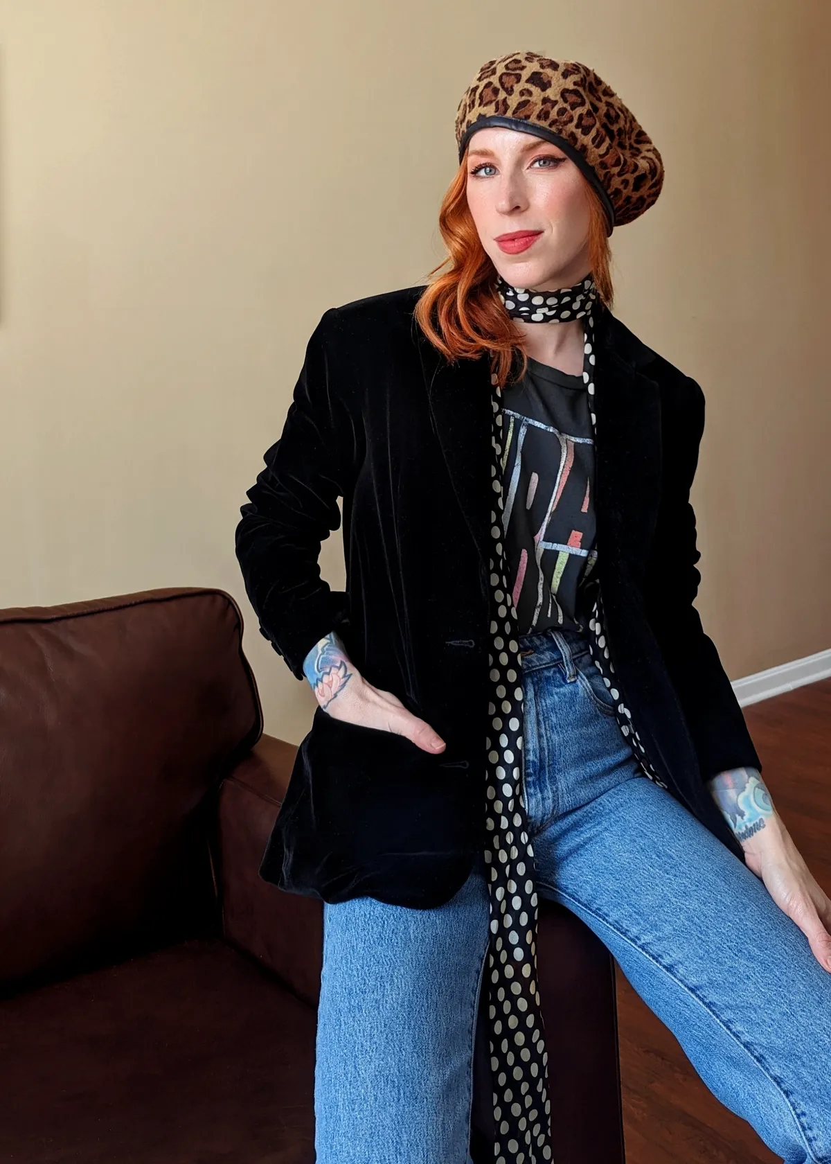 The Classic Black Velvet Blazer