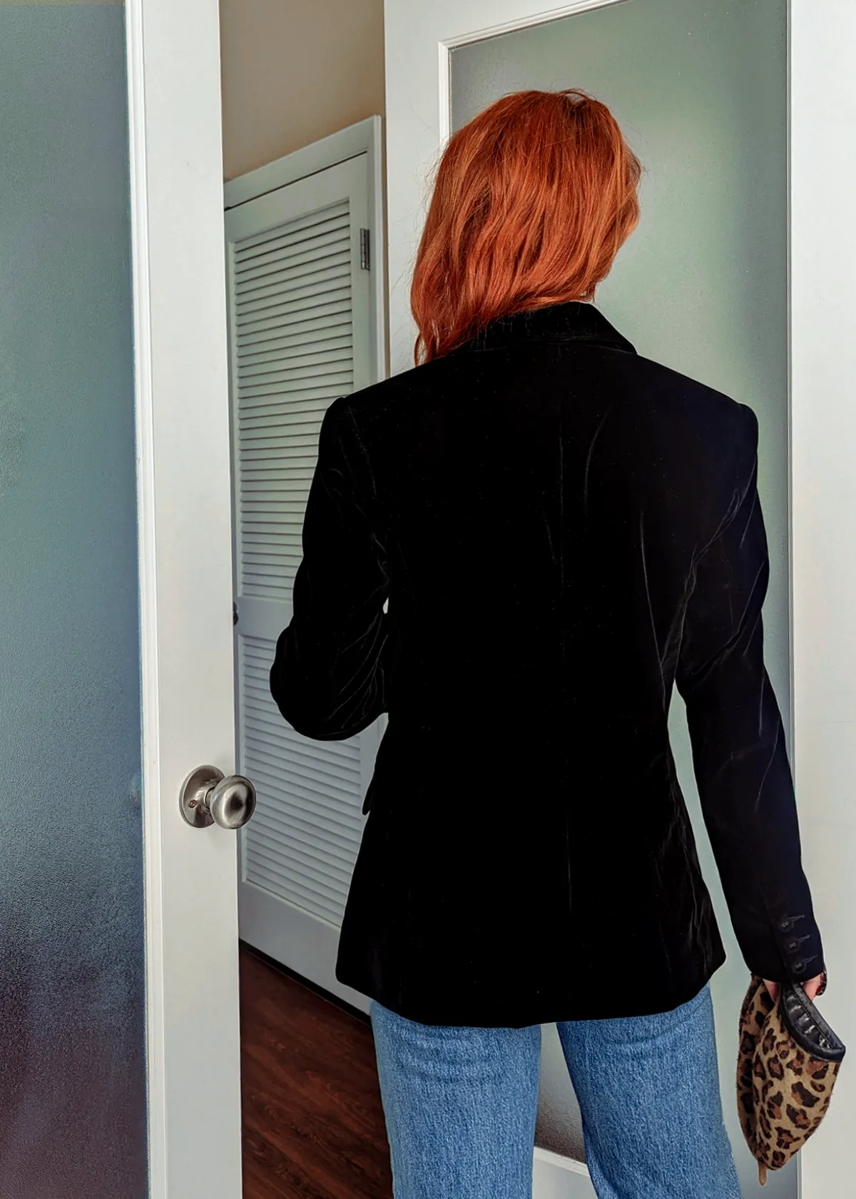 The Classic Black Velvet Blazer