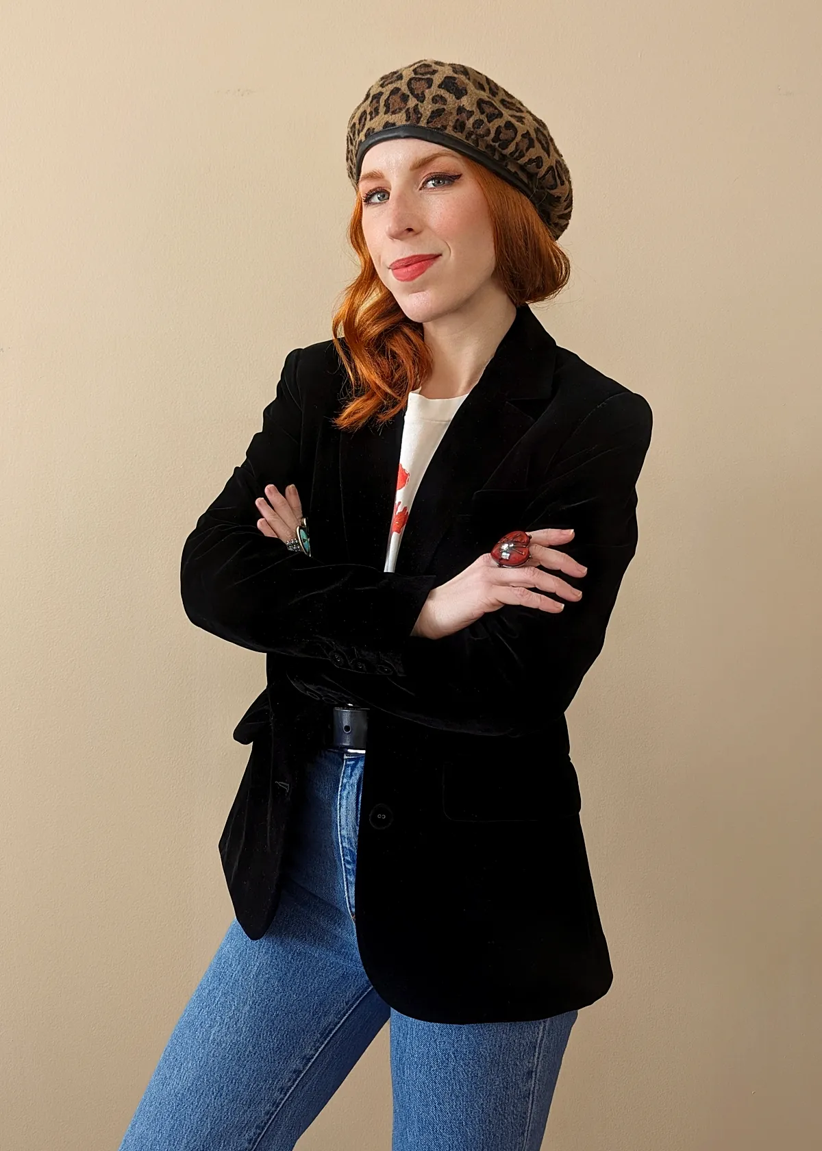 The Classic Black Velvet Blazer