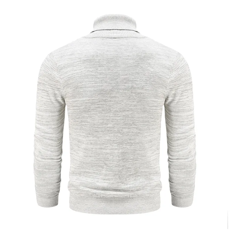 West Louis™ Winter Turtleneck Cotton Knitted Pullover